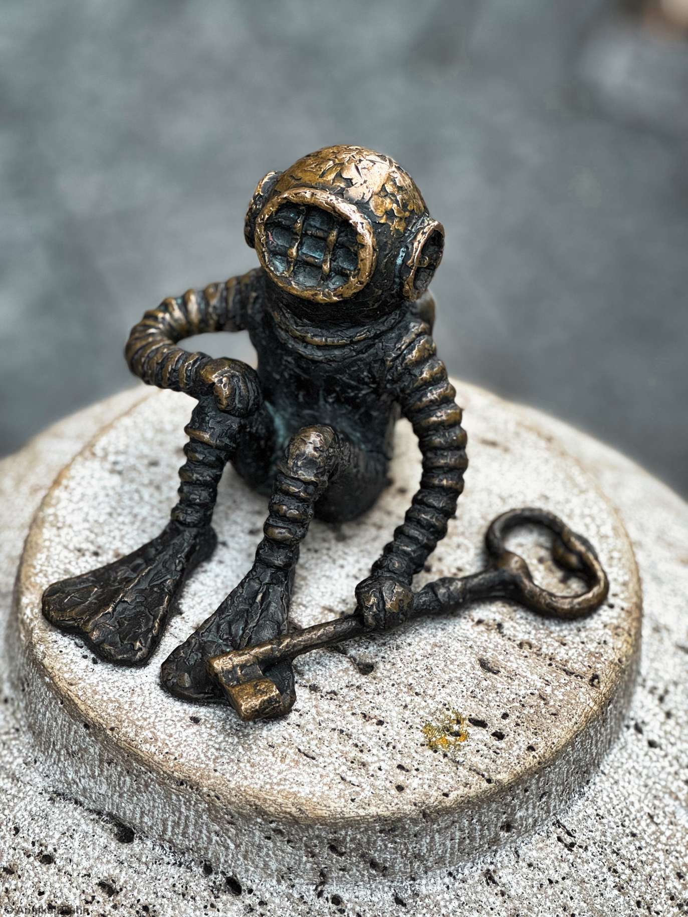 Taucher mit dem Schlüssel